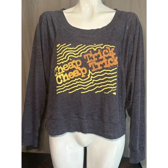 Chaser NWT Anthropologie Cheap Trick Blue Long Sleeve Women’s Size Small - Picture 9 of 11